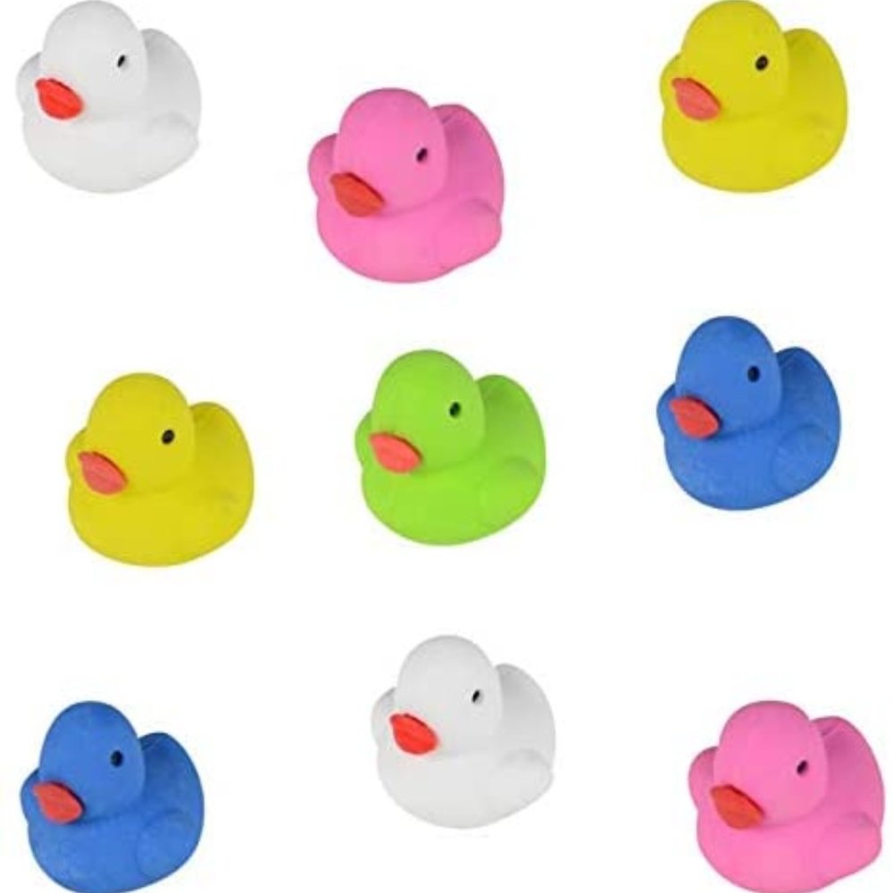 Duck Erasers - Set of 14 Figure erasers